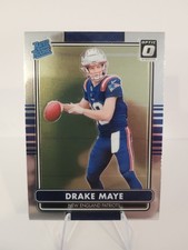 2024 Donruss Optic Drake Maye Rated Rookie 2014 Retro Series No 3 Patriots RC