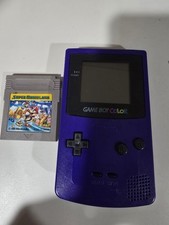 Nintendo Game Boy Color Grape With Super Mario Land Game WORK!