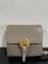 Chloe Tri-Fold Wallet Grey Pink with Case