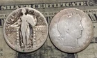 1930 Standing Liberty Quarter & 1903 Barber Quarter