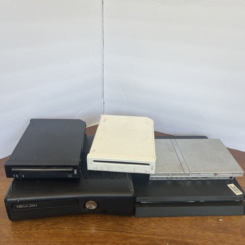 Lote solo piezas no probadas - 2 Nintendo Wii - Xbox 360 Silver Ps2 Slim Ps4