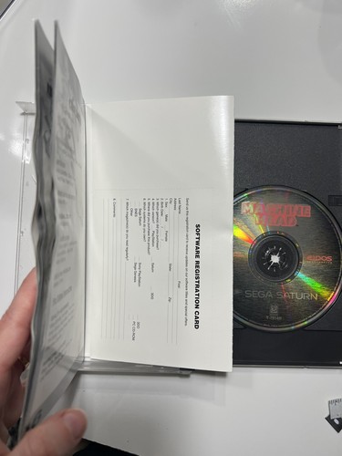 Machine Head Sega Saturn. CIB Complete w/ Manual Reg Card Tested OEM NEAR MINT - Picture 5 of 7