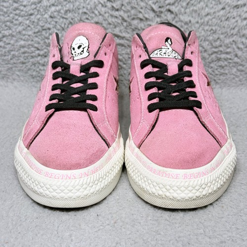 Converse One Star Pro Sean Pablo Paradise Herren Größe 8 Sneaker 90er Rosa Wildleder - Bild 2 von 9