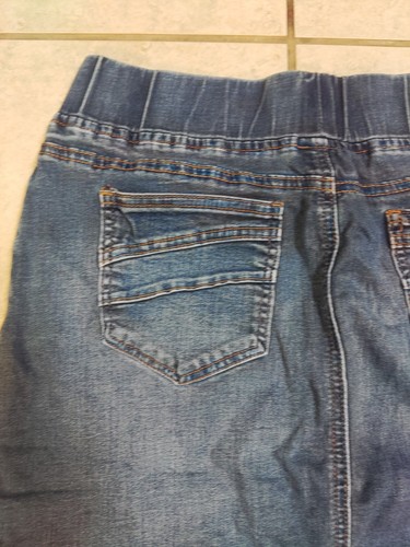 New Direction Blue Jean Skirt for Women Size Medium With Stretch Waist - Picture 9 of 19