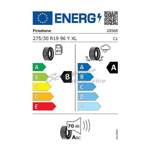 Firestone 275/30 R 19 96Y Sommer-Reifen FireHawk Sport XL | 41330 - Bild 2 von 3