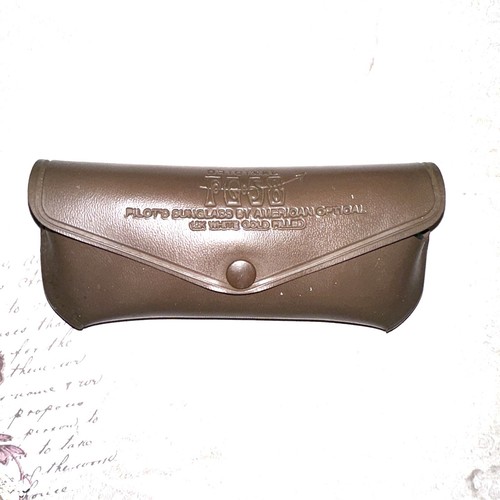 Vintage FC-58 Pilots Sunglasses By American Optical Case Only NO GLASSES - Picture 1 of 10