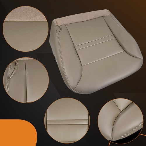 Front Bottom + Back Leather Seat Cover Tan for Ford Excursion Limited 00-01 - Bild 1 von 14