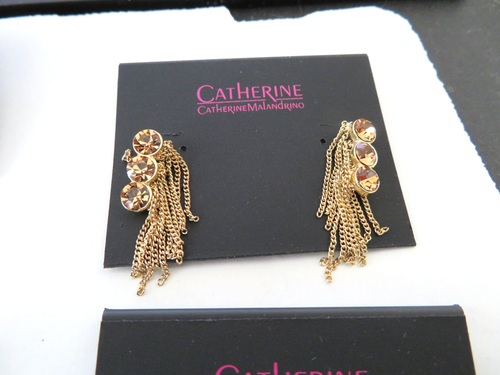 12 PAIR CATHERINE MALANDRINO EARRINGS - Picture 10 of 13
