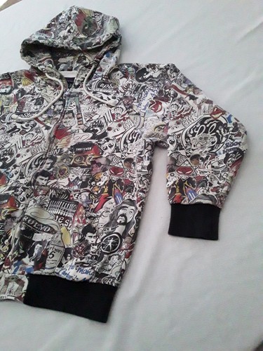 Sudadera con Capucha Y2k Vintage Mishka x JK5 NYC Subconsciothesaurusnex Collage Arte Grande - Imagen 3 de 22
