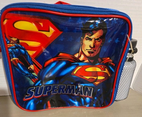 Superman Brotdose mit Trinkflasche. Neu mit Etikett - Bild 1 von 5