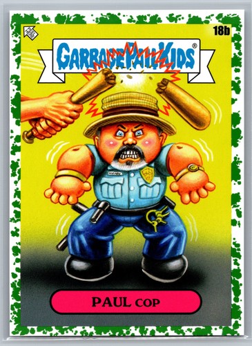2023 Topps Garbage Pail Kids x View Askew #18b Paul Cop GREEN Parallel - Picture 1 of 2
