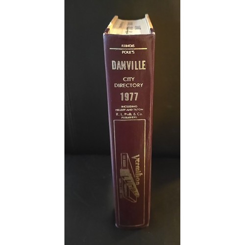 1977 Polks Danville Illinois City Directory / Genealogy, Vintage Ads & Pictures - Picture 2 of 4