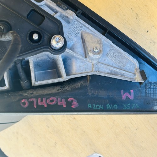 Genuine Mercedes OEM C204 2013 front left side wing mirror assembly A2048103576 - Picture 5 of 5