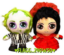 BEETLEJUICE Warner Bros. 8" BEETLEJUICE  LYDIA Plush Halloween 2025  READ 