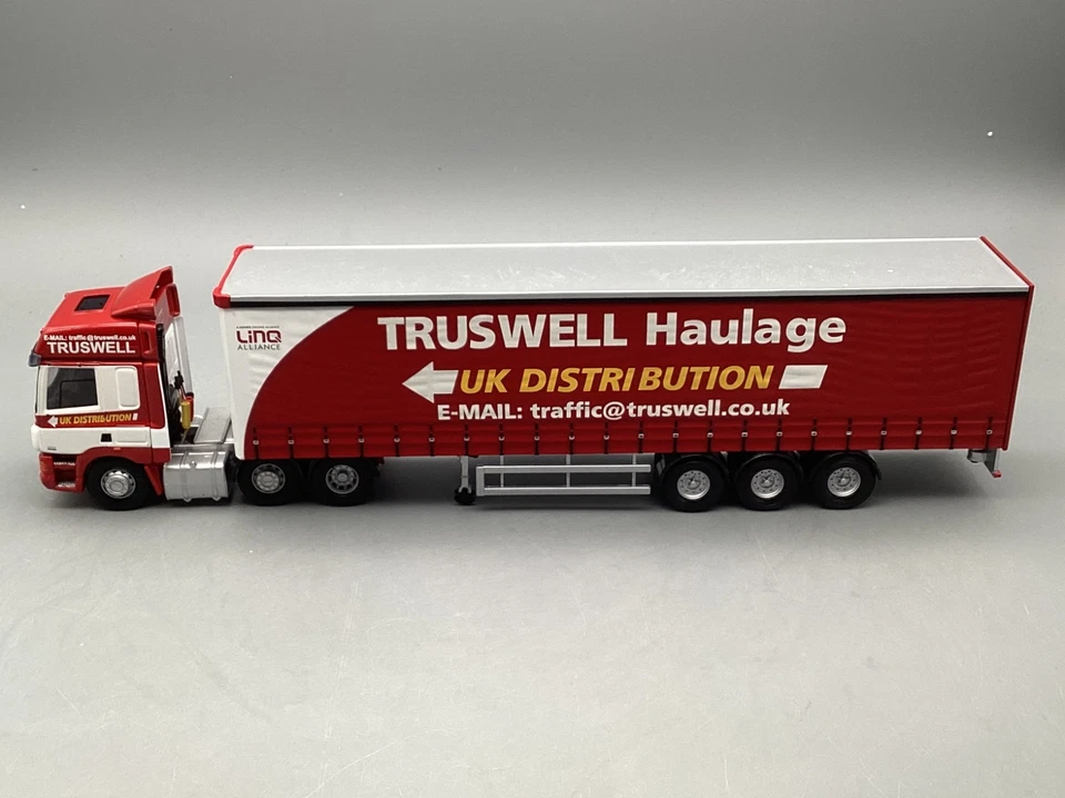 LKW Modell 1:50 Corgi CC13617 DAF CF Curtainside Truswell Haulage mit OVP - Bild 3 von 4