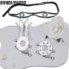 Stainless Steel Breast Stimulator Chest Bondage Wearable Bra Game Couple Flirt