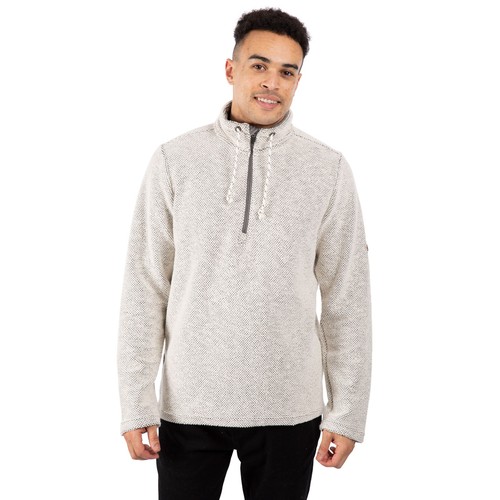 Trespass Felpa Uomo Maglia Casual 1/2 Zip Falmouthfloss - Foto 3 di 17