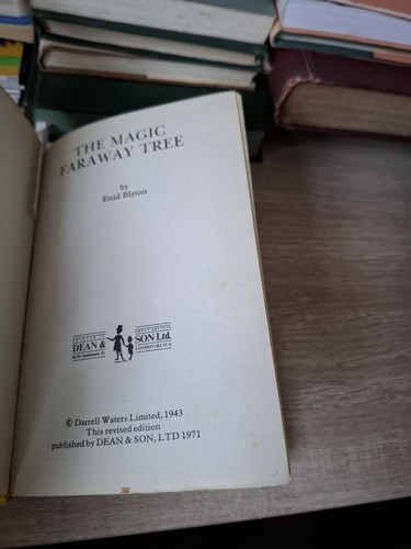 Vintage The Magic Faraway Tree By Enid Blyton 1971 Dean & Son Hb Q2 - Picture 6 of 6