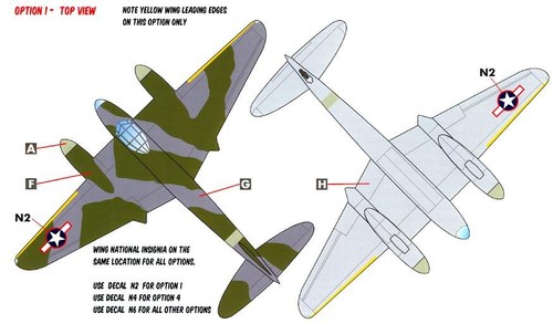 Caracal Decals 1/48 DE HAVILLAND MOSQUITO American USAAF Versions - Picture 5 of 6