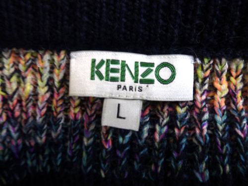 KENZO, PRIS, As New, L, A Fabulous Knitted Design, Excellent Colours! - Picture 5 of 5