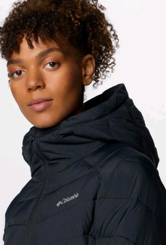Womens Columbia Joy Peak 2 Hooded Jacket Omni-Heat Gold Infinity SZ XXL Black - Picture 9 of 11