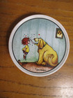 Gary Patterson Cartoon Dog Non-Slip Ceramic Coasters by Clay Design -Boy/Dog