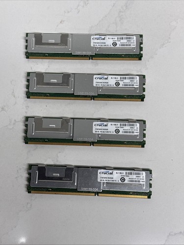 Crucial 8GB 4x2GB ct25672af667.m18fg0d6 240 Pin DDR2 Server Memory - Picture 1 of 4