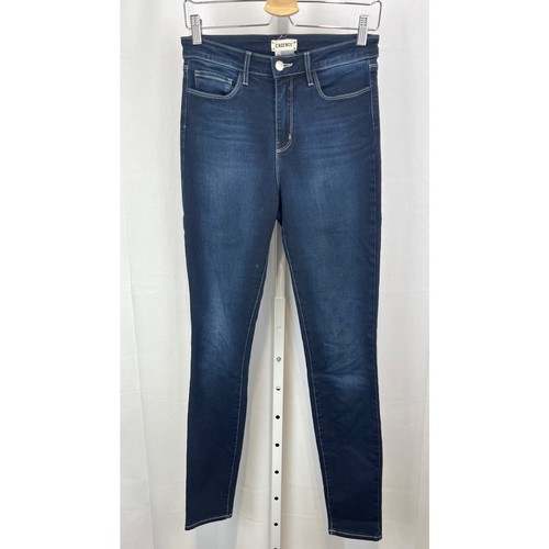 L'AGENCE Marguerite High Rise Skinny Jeans Stretch Denim Richmond Wash Blau 27