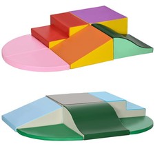 Qaba 6-Pieces Foam Climbing Blocks for Toddlers 1-3 Years