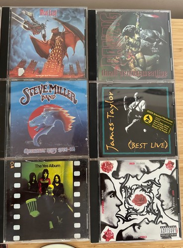 Vintage 14x CD Album LOT! Danzig, Van Halen, Meat Loaf, Steve Miller RHCP  rock - Picture 4 of 15