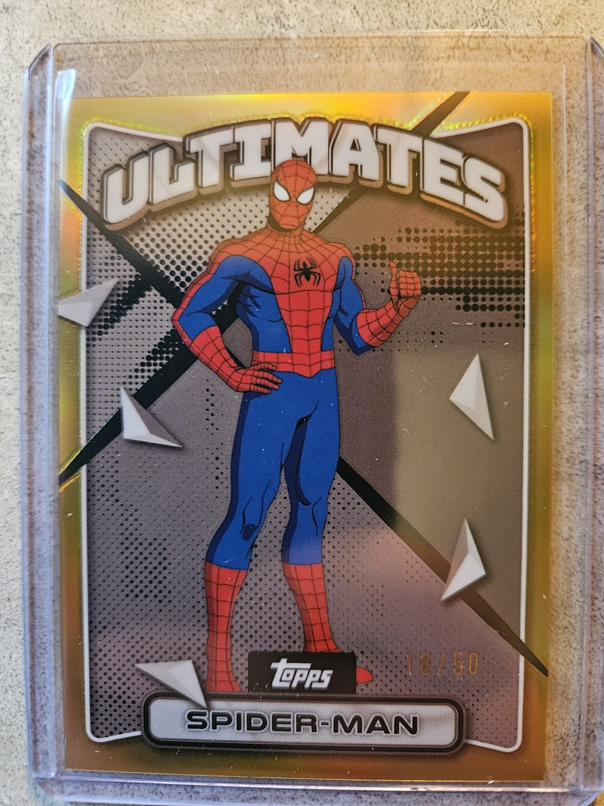 スケッチカード　マーベル Weiss Schwarz Marvel Spider-Man MAR/S89-031MR MR Foil Gold