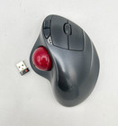 Logitech M570 Wireless Red Trackball Mouse w/ Receiver Dongle, Trackman Logi