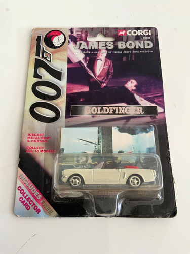Corgi "James Bond Goldfinger" Ford Mustang + Collectors Card No.99653 Dated 1999