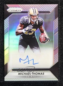 2016 Panini Prizm Rookie Auto Silver Prizm Michael Thomas #RA-MTH Auto RC