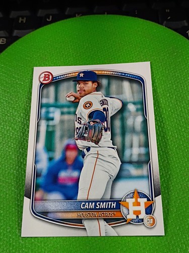 2025 Bowman Prospect Cam Smith Rookie Prospect Card #BP-48 Houston Astros⚾ - Picture 3 of 9