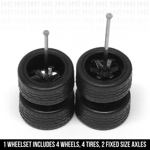 1/64 TE37 DEEP DISH Real Rider Ruedas Llantas Goma Juego Personalizado para Hot - Imagen 31 de 67