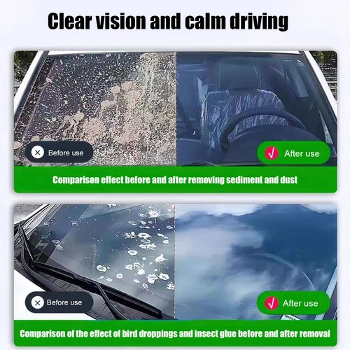 Limpiador de parabrisas de coche de 50 ml removedor de película de aceite lavadora de parabrisas de suciedad automática - Imagen 5 de 11
