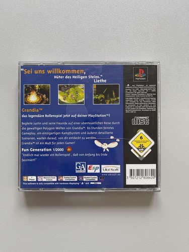 Grandia - Playstation 1 - PS1 (PSone) - mit OVP und Anleitung - Picture 3 of 7