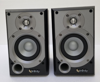 Pair of Infinity Primus HCS SAT Speakers Tested & Working! SEE VIDEO!