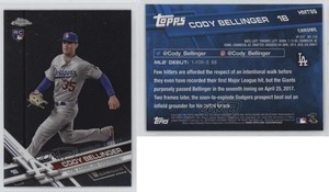 2017 Topps Chrome Update Target Exclusive Debut Cody Bellinger #HMT99 Rookie RC