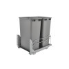 Rev-A-Shelf 53WC-2150SCDM-217 Double 50-Quart Undermount Kitchen Cabinet Pullout