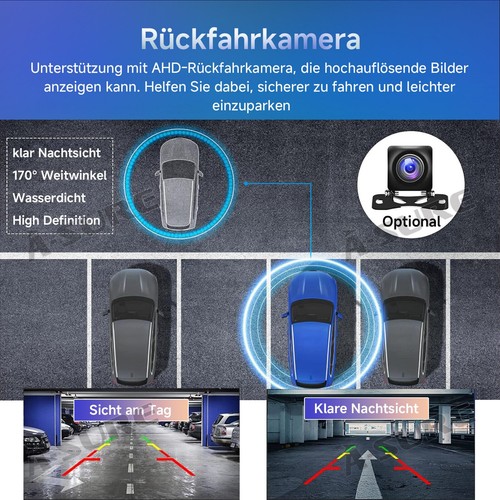 Für Fiat 500 2007-2015 Carplay Android 14 Autoradio GPS NAVI 2+32GB Android Auto - Bild 12 von 14