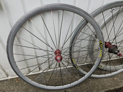 Mavic CXP 14 Laufradsatz 26" 650c Tune Naben Rennrad Triathlon Vintage - Bild 1 von 17