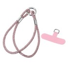 Cordon de Téléphone, 7,1 Pouces Téléphone Strass Bracelet avec Onglets d'attache, Rose
