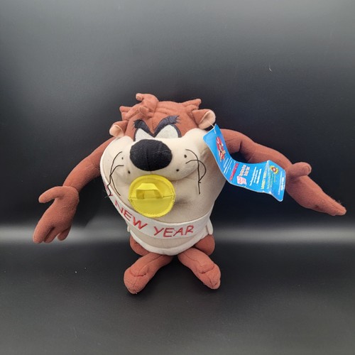 Taz Tazmanian Devil Plush 11 Inch Baby New Year Stuffed Animal Toy with tag - Picture 1 of 9