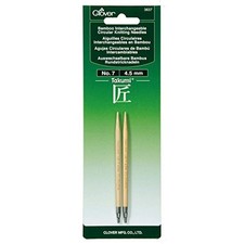 Clover Takumi No.7 Bamboo Interchangeable Circular Knitting Needles 3637