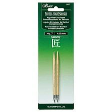 Clover Takumi No.7 Bamboo Interchangeable Circular Knitting Needles 3637