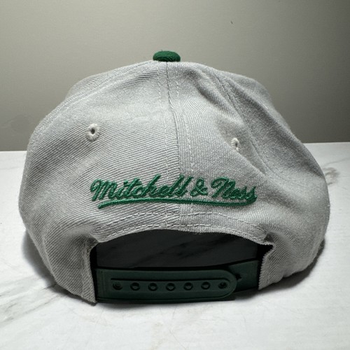 Mitchell And Ness Snapback Boston Celtics Baseball Cap Hat Green Embroidered - Picture 3 of 7