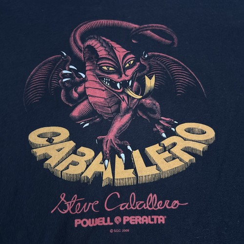 Camiseta Powell Peralta 2009 Caballero Dragon Monopatín Negra Para Hombre Talla L Patinador - Imagen 3 de 7