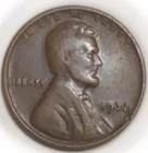 1932 (P) Lincoln Wheat Cent Very Fine Penny VF Free Post